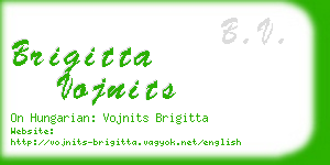 brigitta vojnits business card